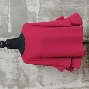 J. Crew ruffled sleeve top
